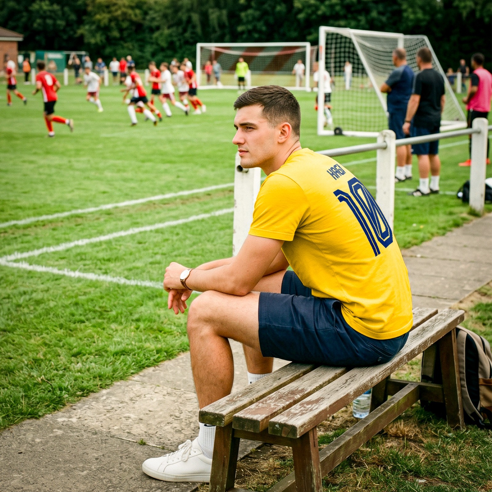 Romania Hagi Football Soccer Yellow T-shirt | Retro Romanian Jersey
