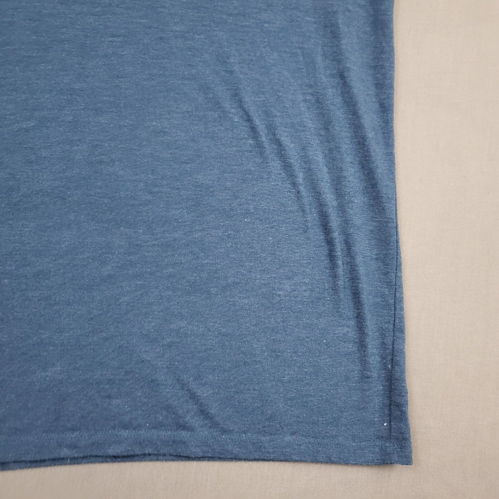 Apt 9 Shirt Mens Large L Short Sleeve V Neck Stretch Premier Flex Pullover Blue