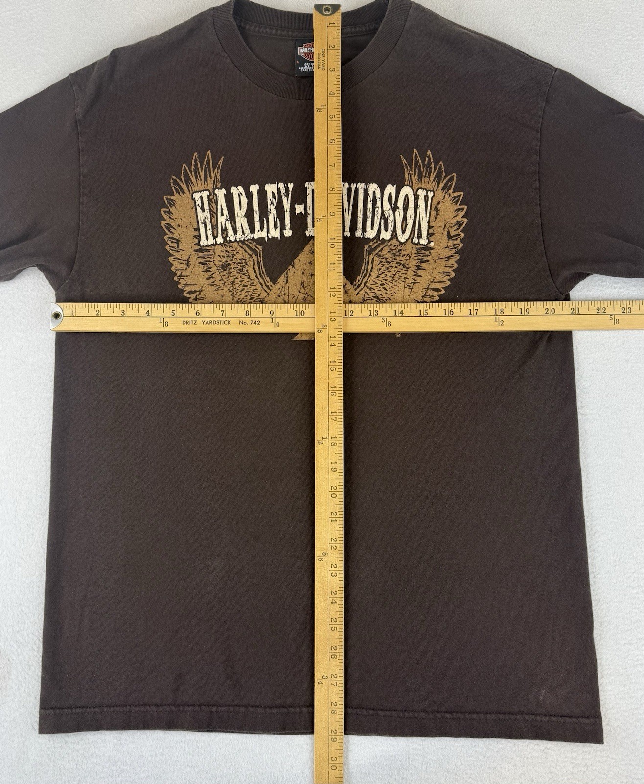 Vintage Harley Davidson T-Shirt Men’s Large Boise Idaho High Desert Brown