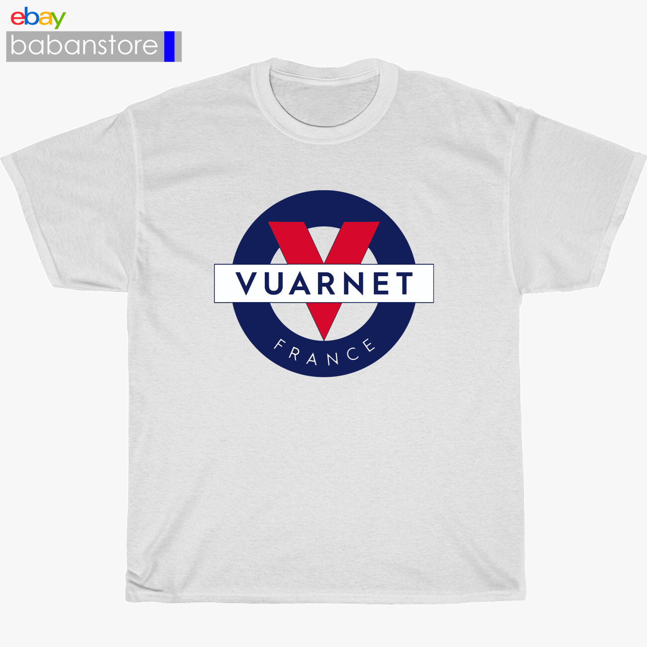 New Vuarnet Logo Black/White/Grey/Navy T-Shirt Size S-5XL Gildan 2000