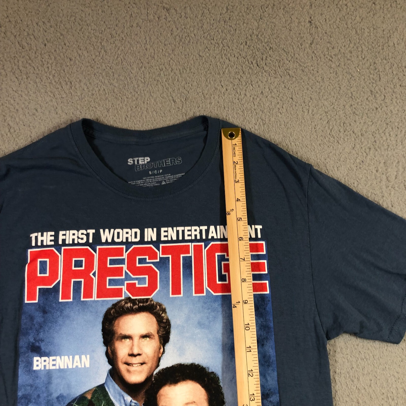 step brothers T Shirt Mens S gray slate movie will ferral