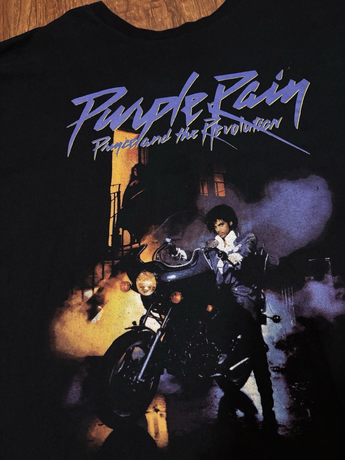 Prince Purple Rain Prince And The Revolution Men&rsquo;s Black T-Shirt Size 3XL