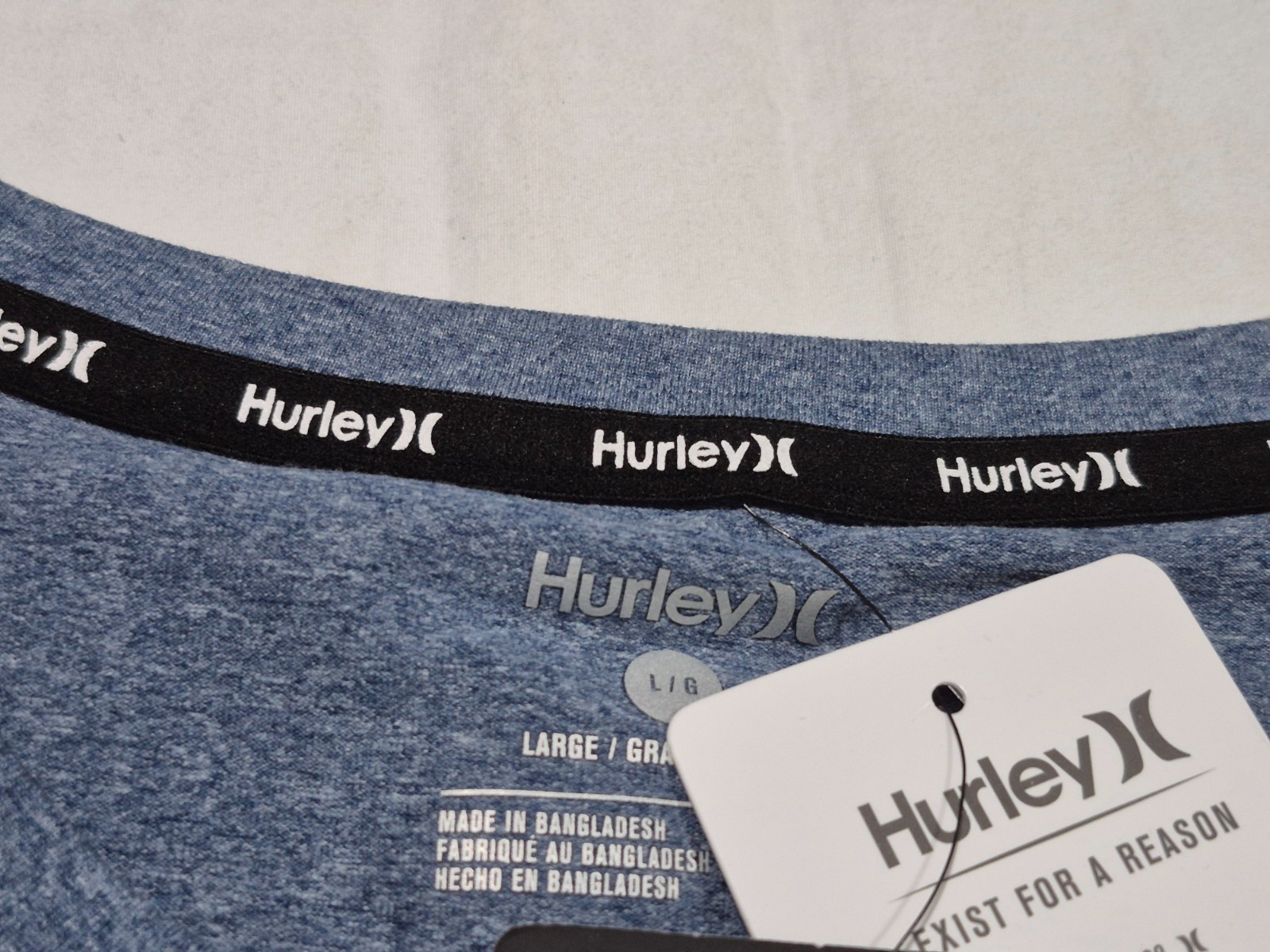 Hurley Men&rsquo;s Exist Breathe Performance Tank top Poly Gladiator Submarine Blue