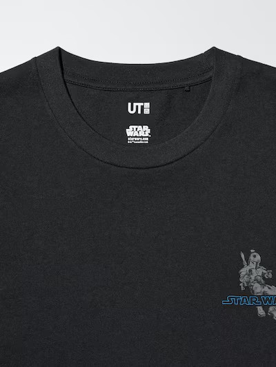 UNIQLO Star Wars UT Relaxed Fit short sleeve Graphic T-shirt new From Japan