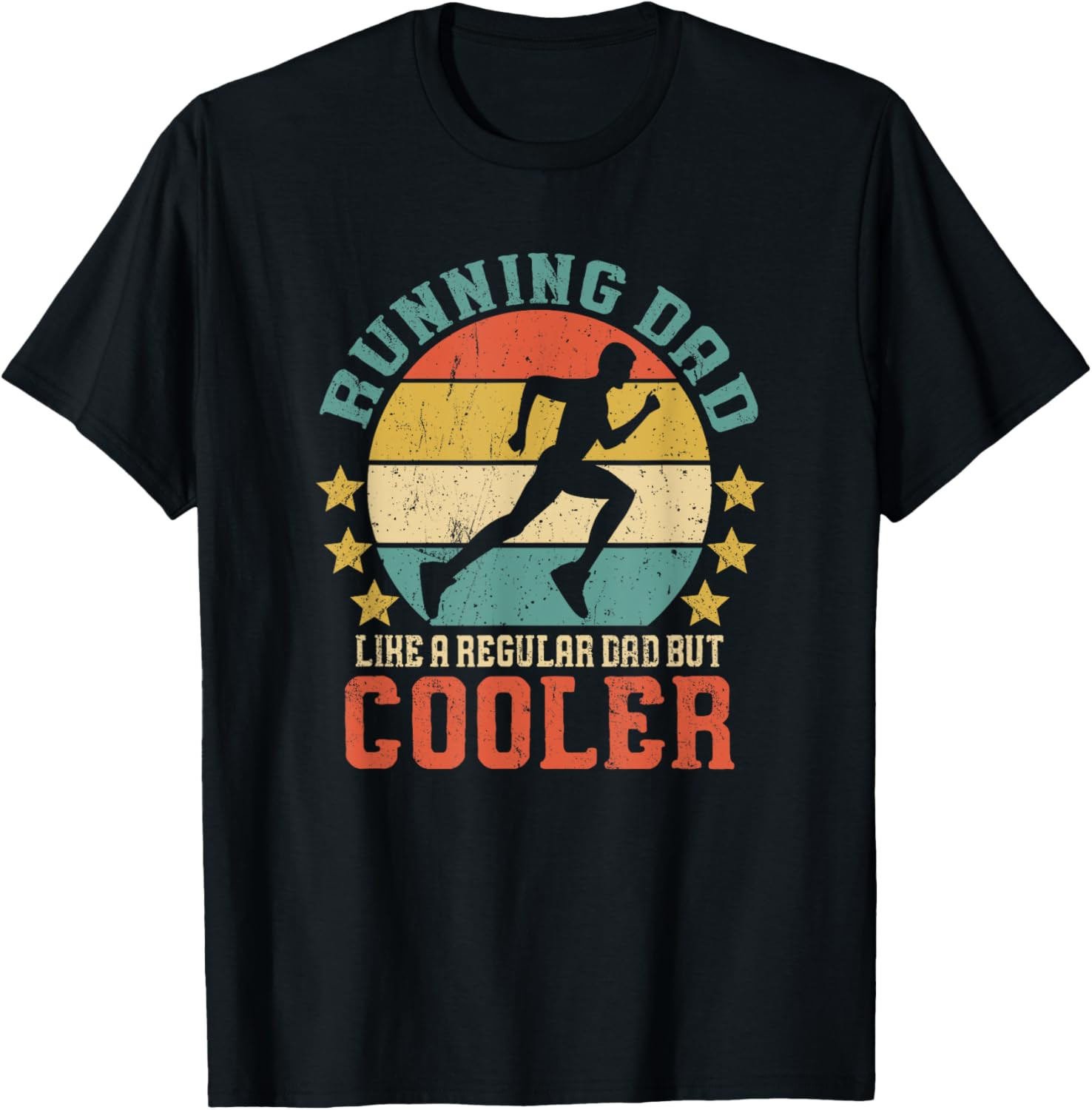 Running Dad Vintage Funny Marathon Runner Father&rsquo;s Day Gift T-Shirt