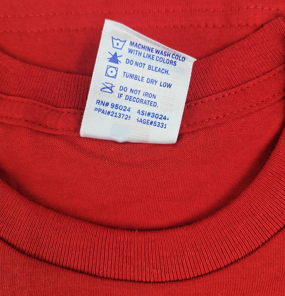 Milwaukee Red Bayside Preshrunk Cotton T-Shirt – Sizes M, L, XL, 2XL