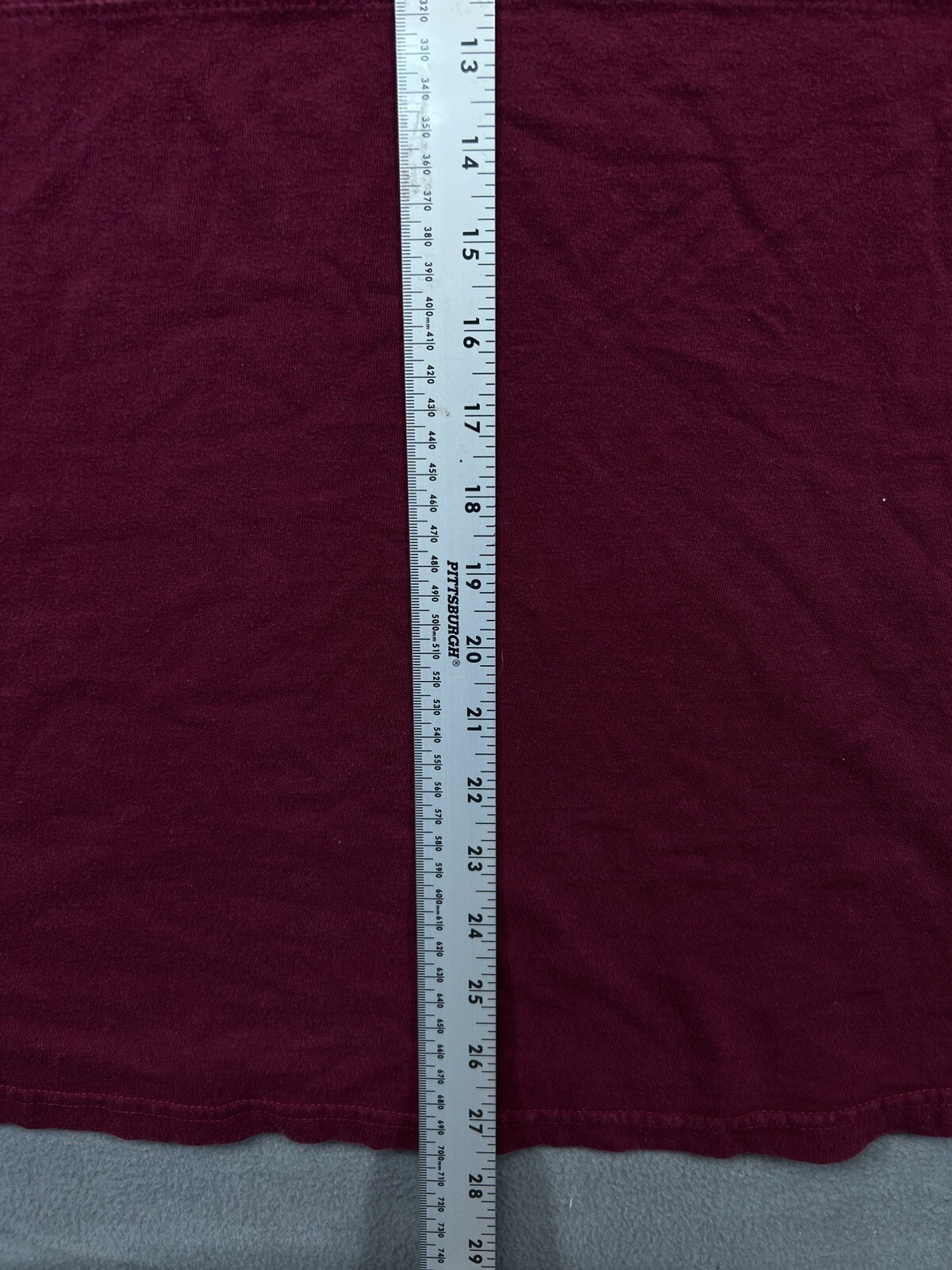 Mississippi St Bulldogs T Shirt Mens Small Red Logo Crew Tee Long Sleeve