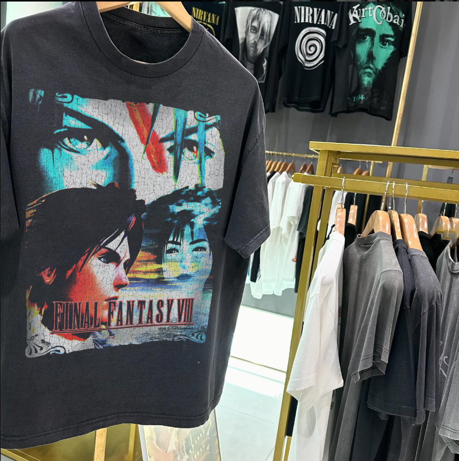 1999 Final Fantasy 8 &lsquo; Promo T-Shirt Black XXL