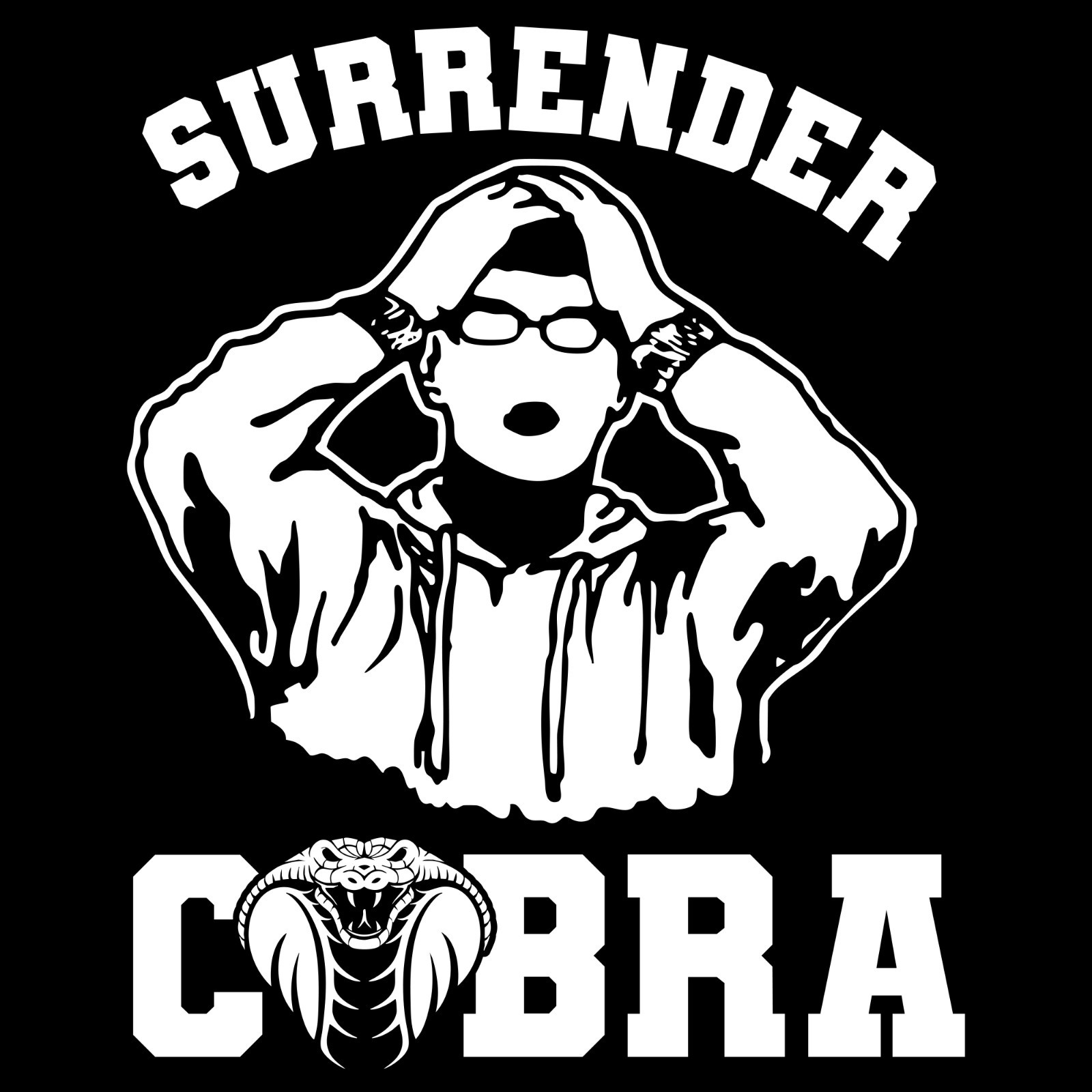 UGP Campus Apparel Surrender Cobra – Karate TV Show T-Shirt