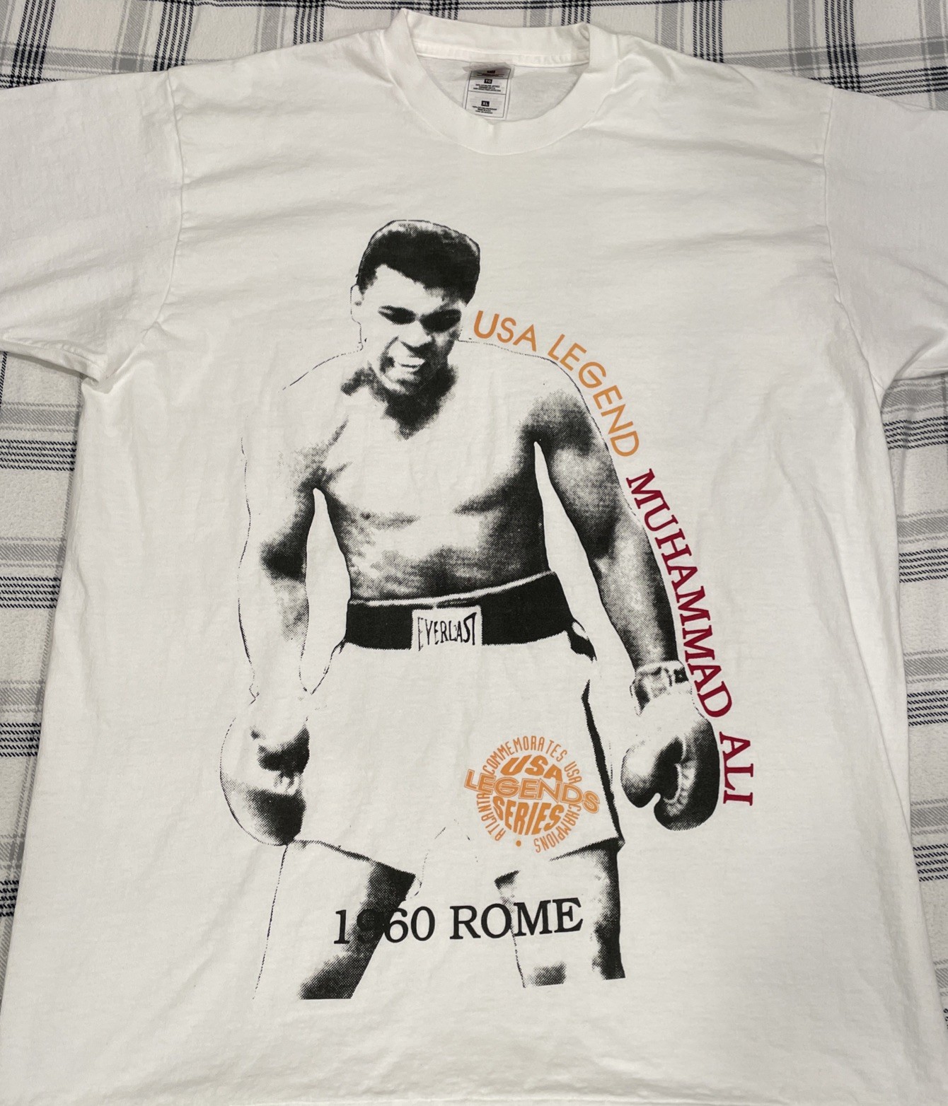 Vintage Muhammad Ali Men’s T-Shirt XL Single Stitch Legends Series Made In USA