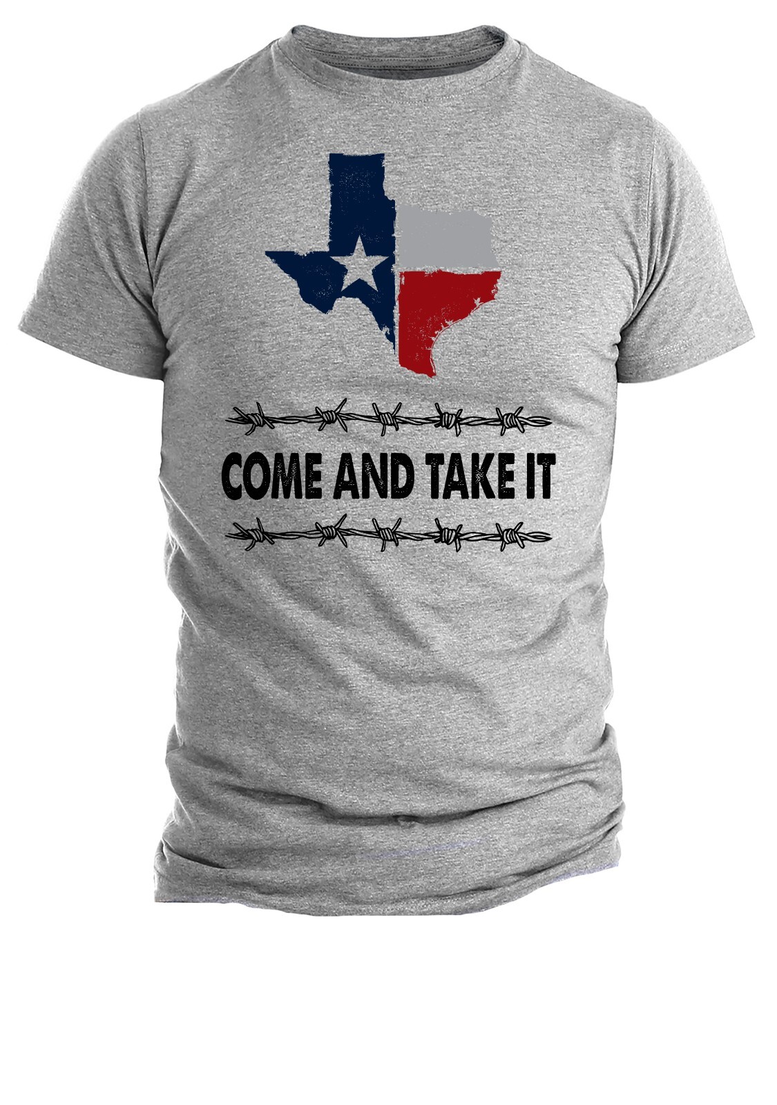 Texas Come And Take It T-shirt Border Security Patriotic USA Texas Map T-shirt