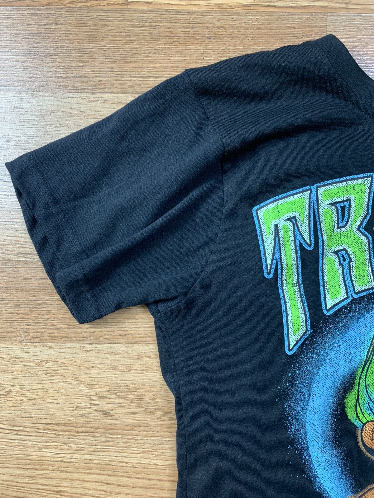 Vintage Style TROLLS T-Shirt Adult Small Good Luck Dreamworks