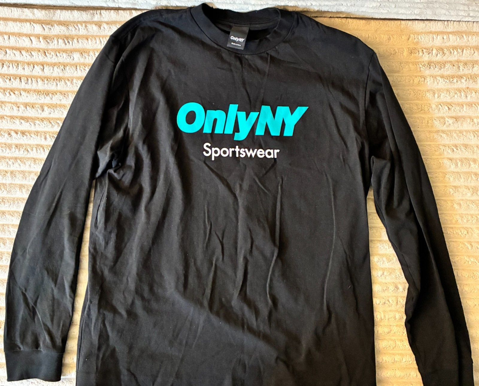 Only NY Sportswear Long Sleeve T-Shirt Black Size M
