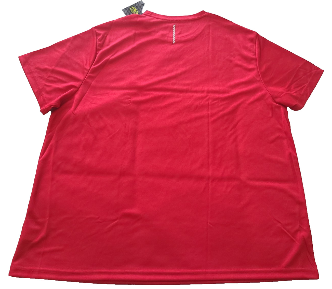 ATHLETIC WORKS Mens T-Shirt SIZE 3XL (54-56) DriWorks Short Sleeve Red
