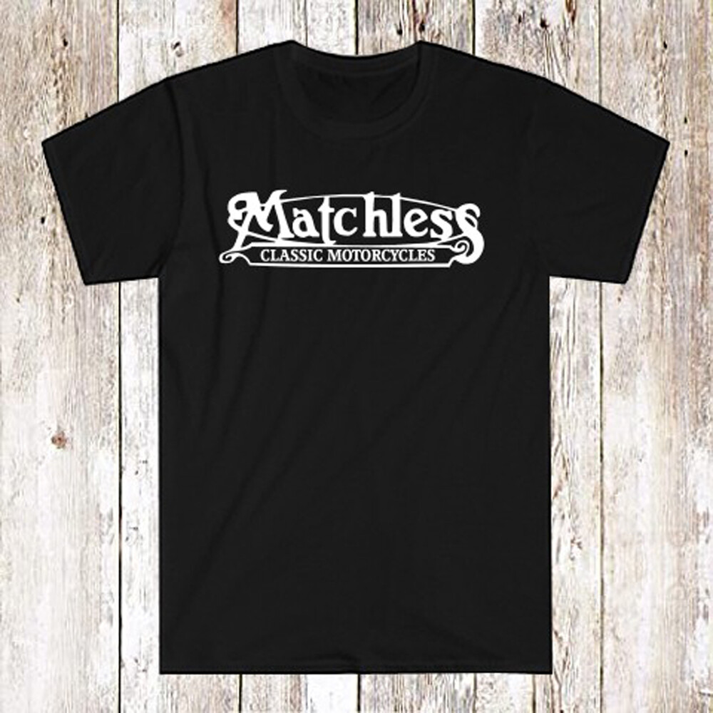 Matchless Classic Motorcycles Men&rsquo;s Black T-Shirt Size S-5XL