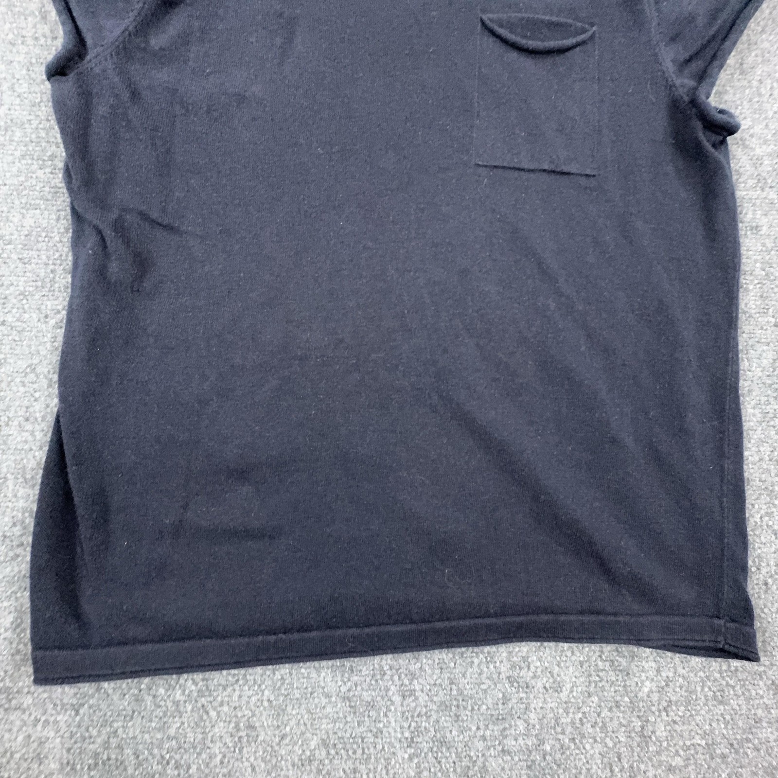 The Normal Brand Shirt Mens Large Blue Pocket Crewneck Cotton Tee Casual
