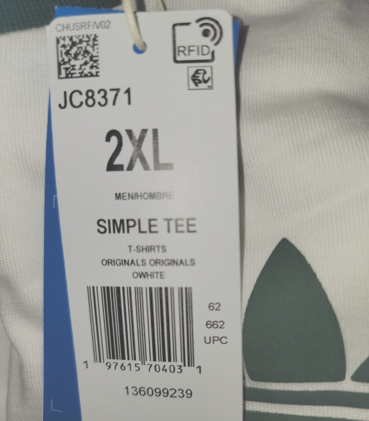NEW MENS ADIDAS ORIGINALS ARCHIVE LOGO TREFOIL SHIRT ~SIZE 2XL #JC837