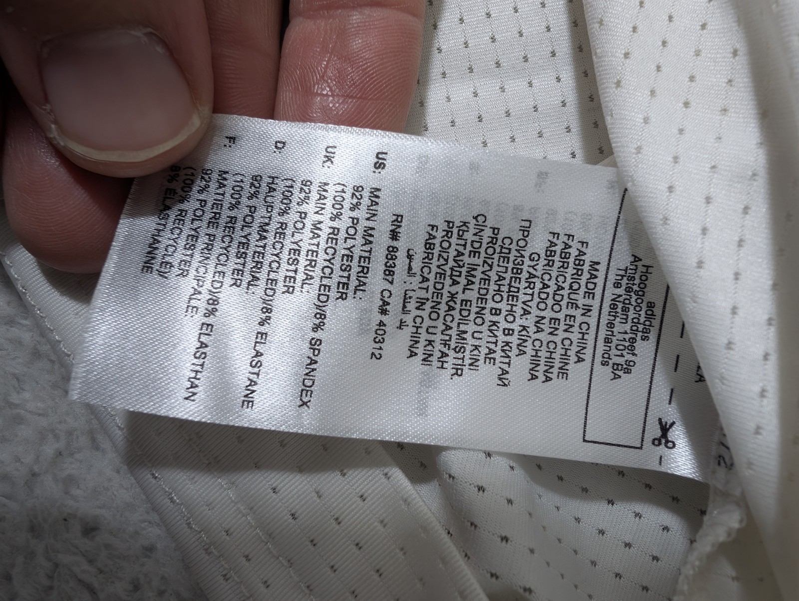 NEW Adidas Ultimate 365 Mesh Radiant Polo Shirt White/Alumin JL5283 Sample