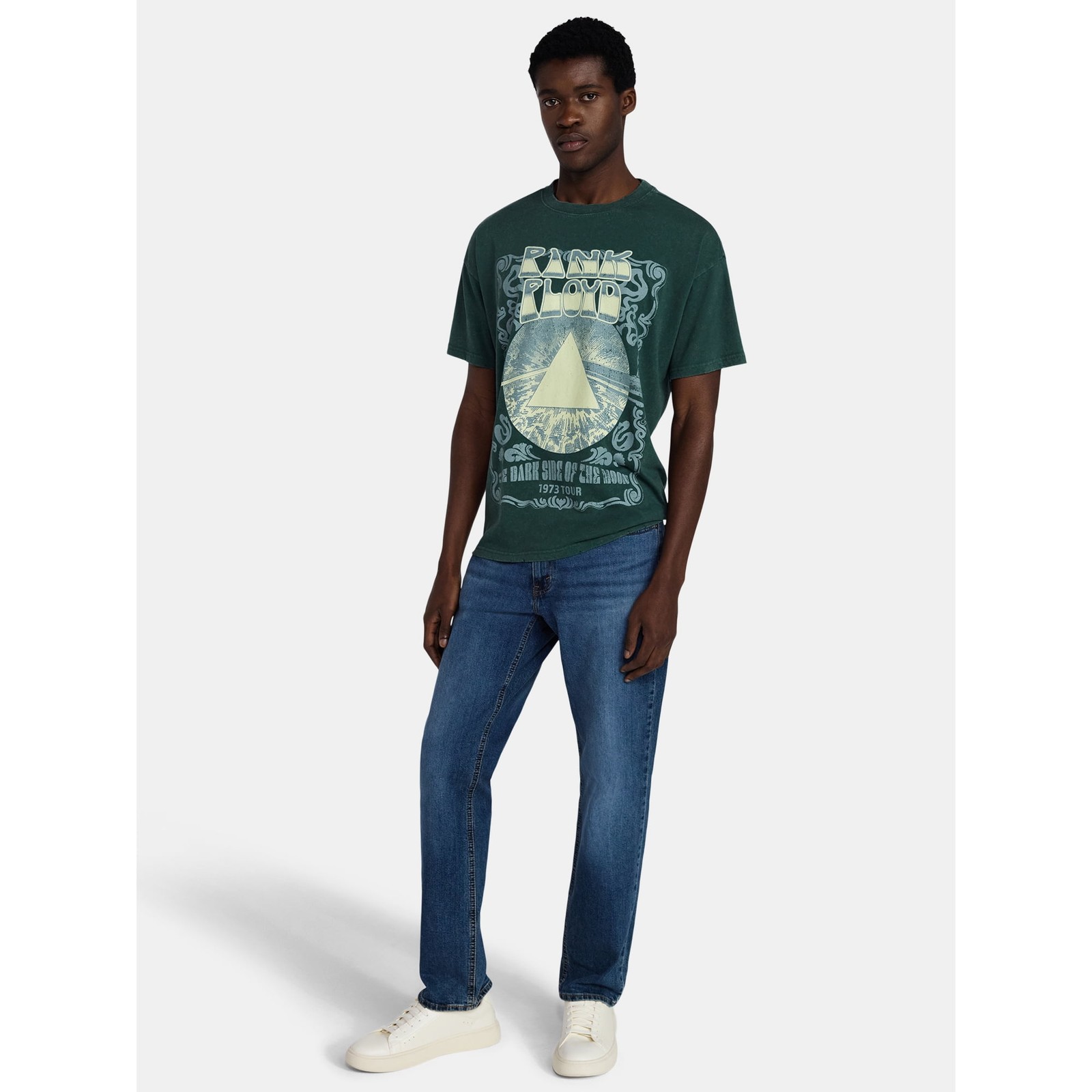 2026 Pink Floyd Men&rsquo;s Graphic Distressed boxy Mineral Wash Band Tee size XS-3XL