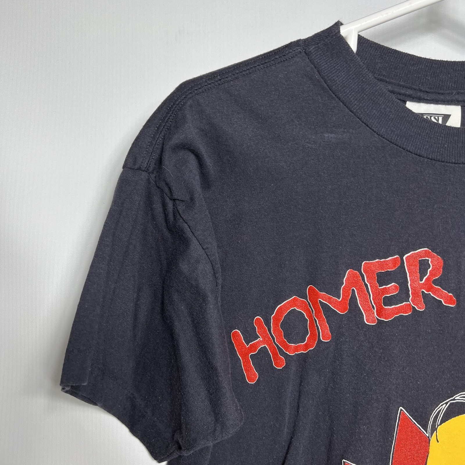 VTG 90s The Simpsons Homer All American Dad T-Shirt Size L Fox Matt Groening