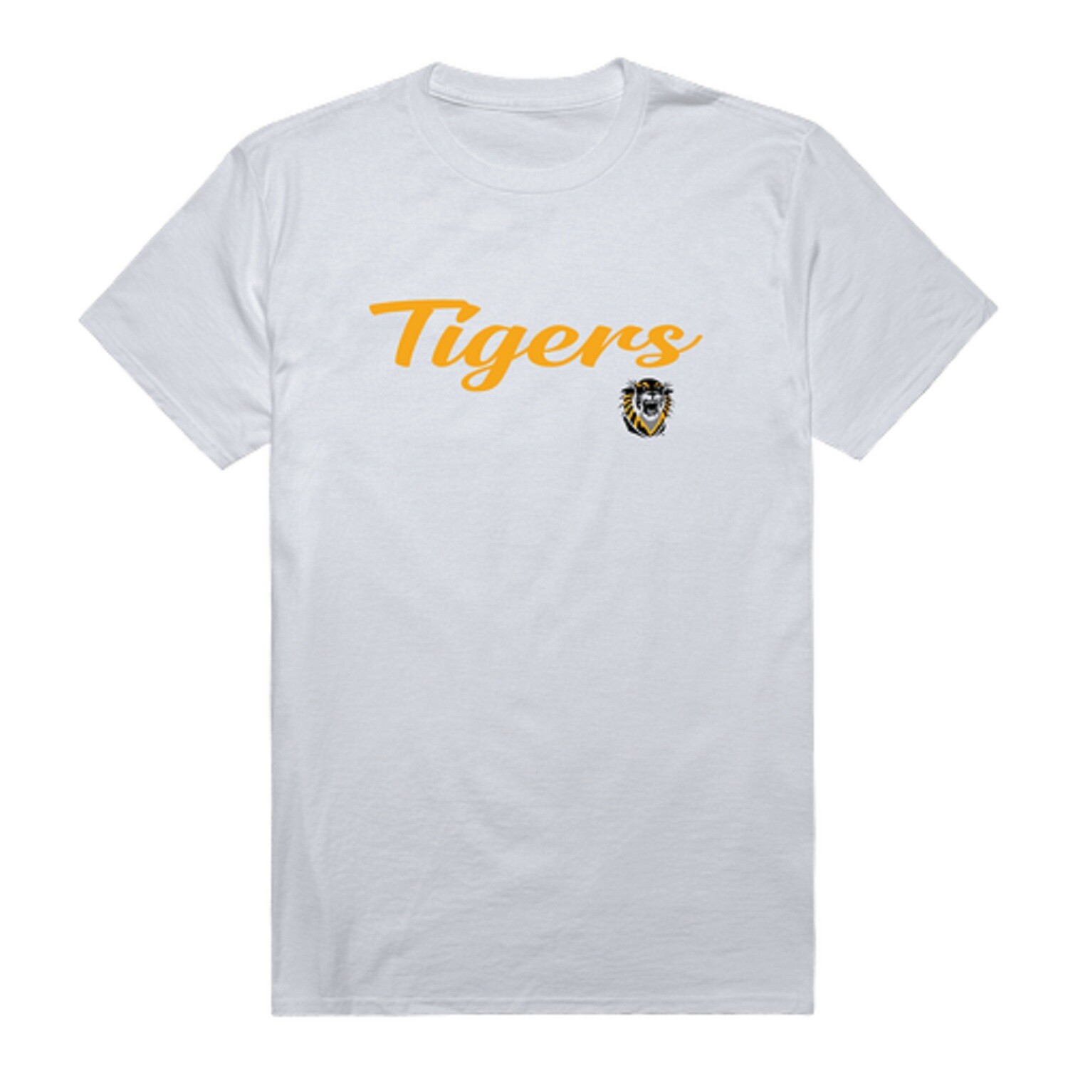 Fort Hays State University Tigers FHSU NCAA Cotton Script Tee T Shirt