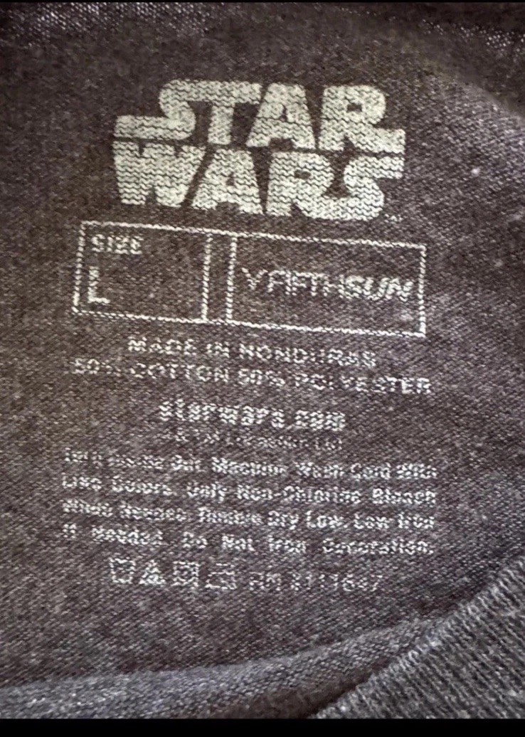 STAR WARS Merry Sithmas Storm Trooper Darth Vader Size L T-Shirt Christmas