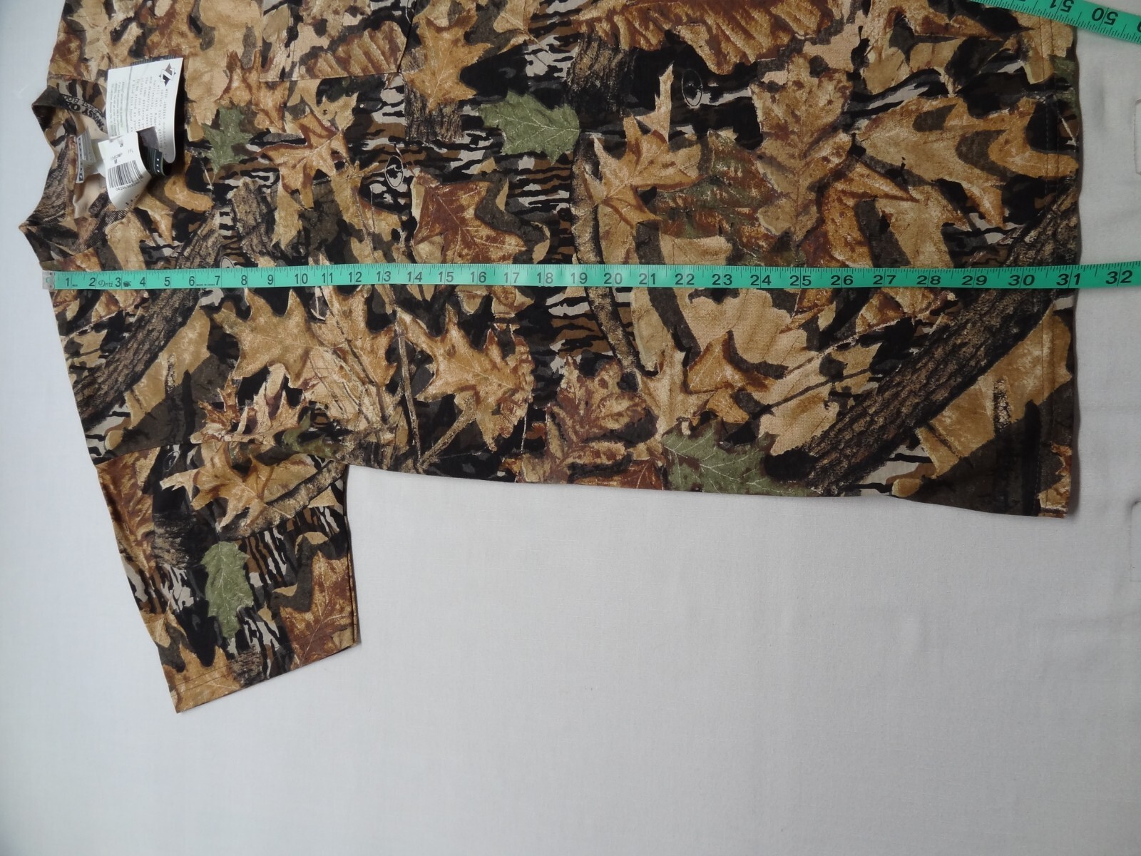 NWT Jerzees Outdoor M Pocket Tee Mossy Oak Forest Floor Camo T-Shirt