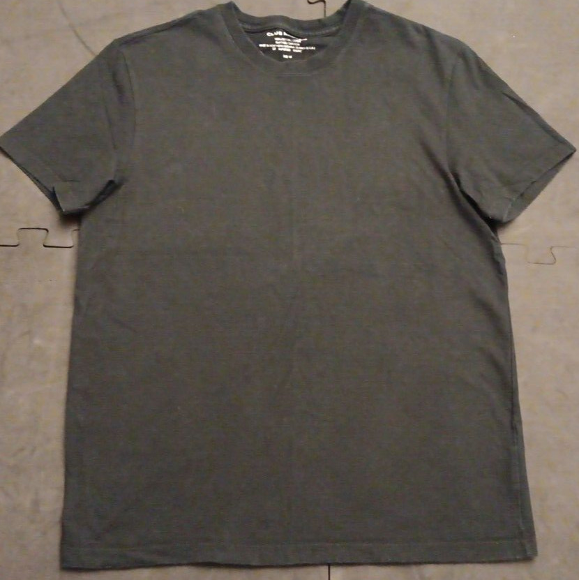 Lot Of 2 Unisex Medium Club Monaco Premium Solid Black T Shirts