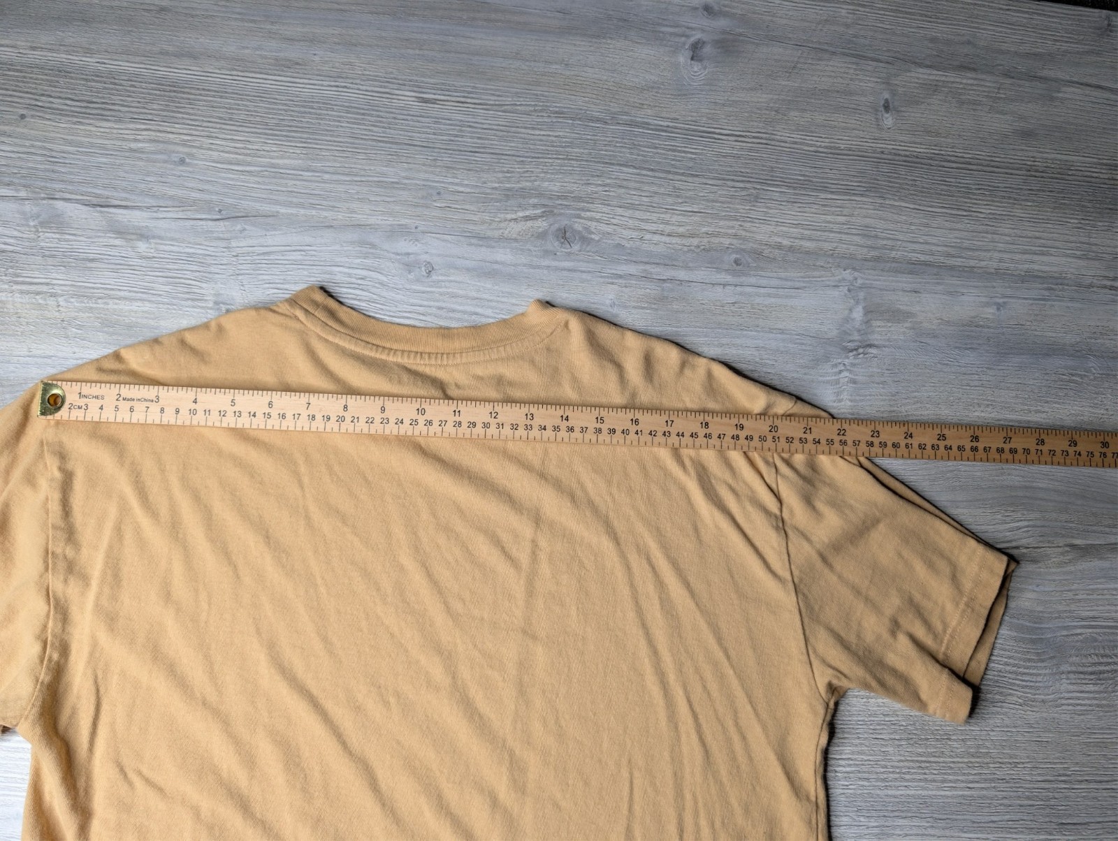 PS/Basics Men&rsquo;s T-shirt Size Small Yellow Short Sleeve Crew Neck