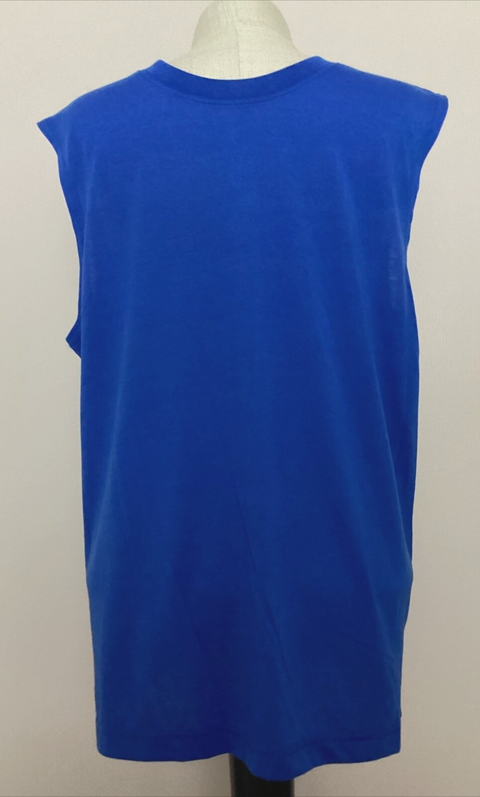 ATHLETIC WORKS DRIWORKS BLUE FIRE TRI BLEND MUSCLE Tank Sz M*