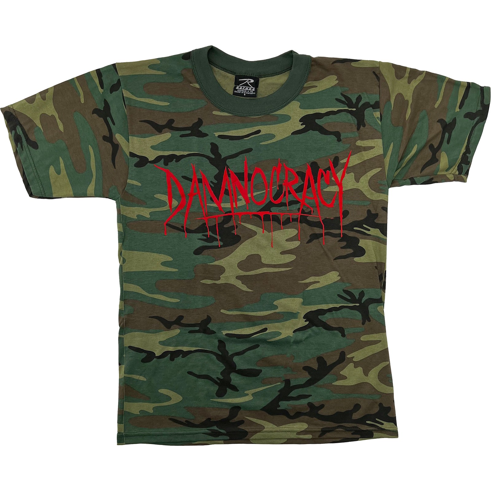 Men&rsquo;s Damnocracy Bow Hunter T-shirt Small White