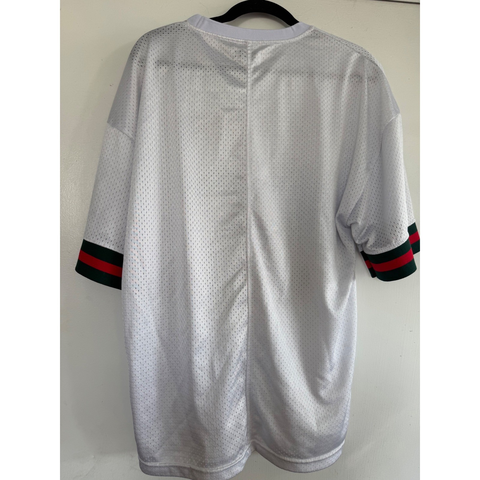 Weiv Los Angeles Kush Life 55 Jersey Mens Large White Mesh Graphic Streetwear
