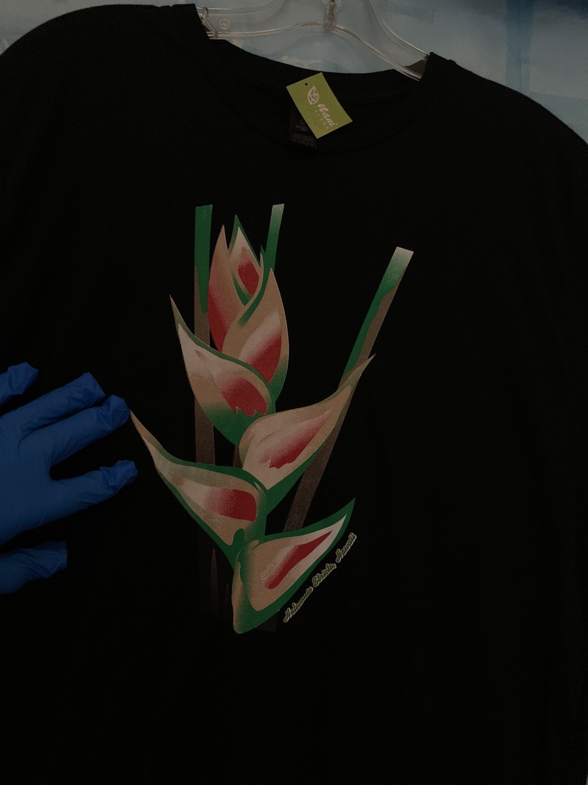 [New] HELICONIA STRICTA FLOWER Unisex T-SHIRT; LARGE; New with Tag
