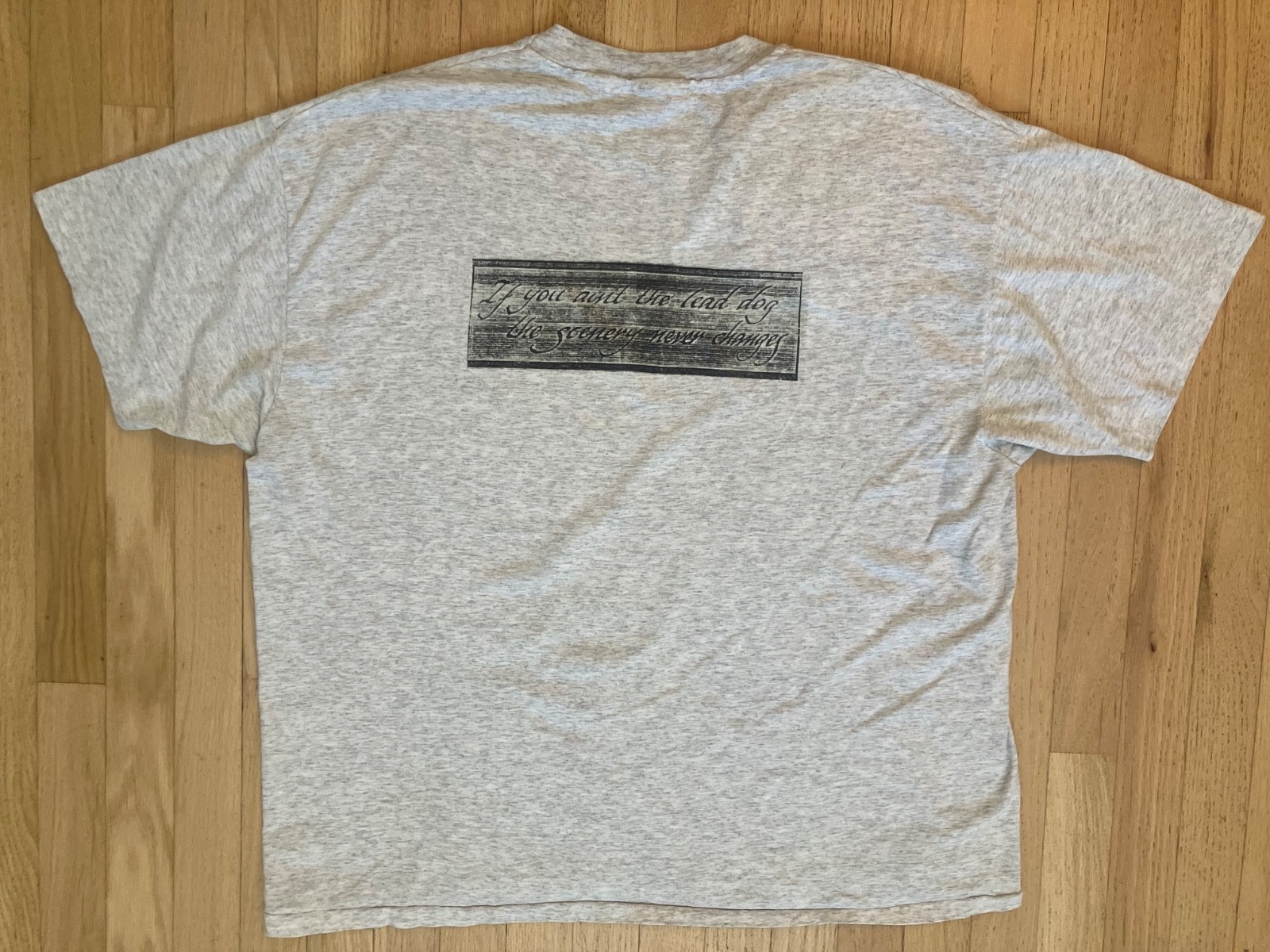 VTG L Gizzard If You Ain&rsquo;t The Lead Dog Rifle Shooting Shirt, Padded Shoulder XL