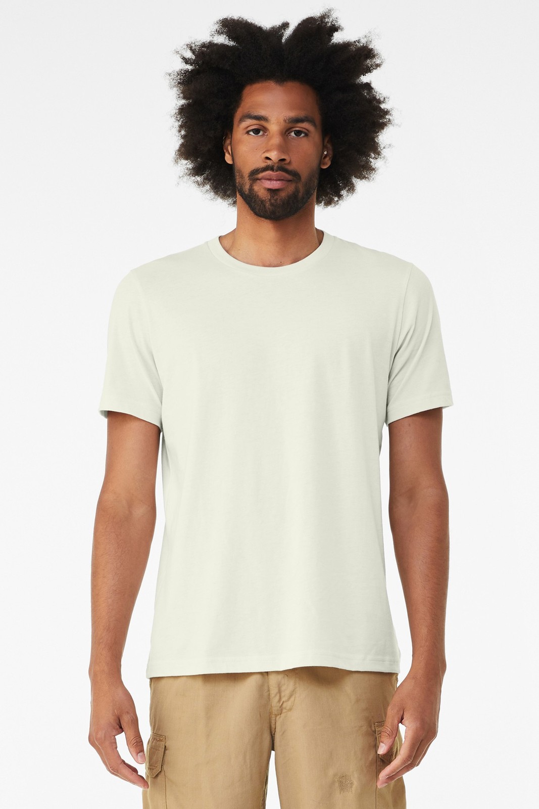 Bella + Canvas Unisex Jersey Crew Neck T-Shirt 3001-Casual Wear Plain Cotton (A)