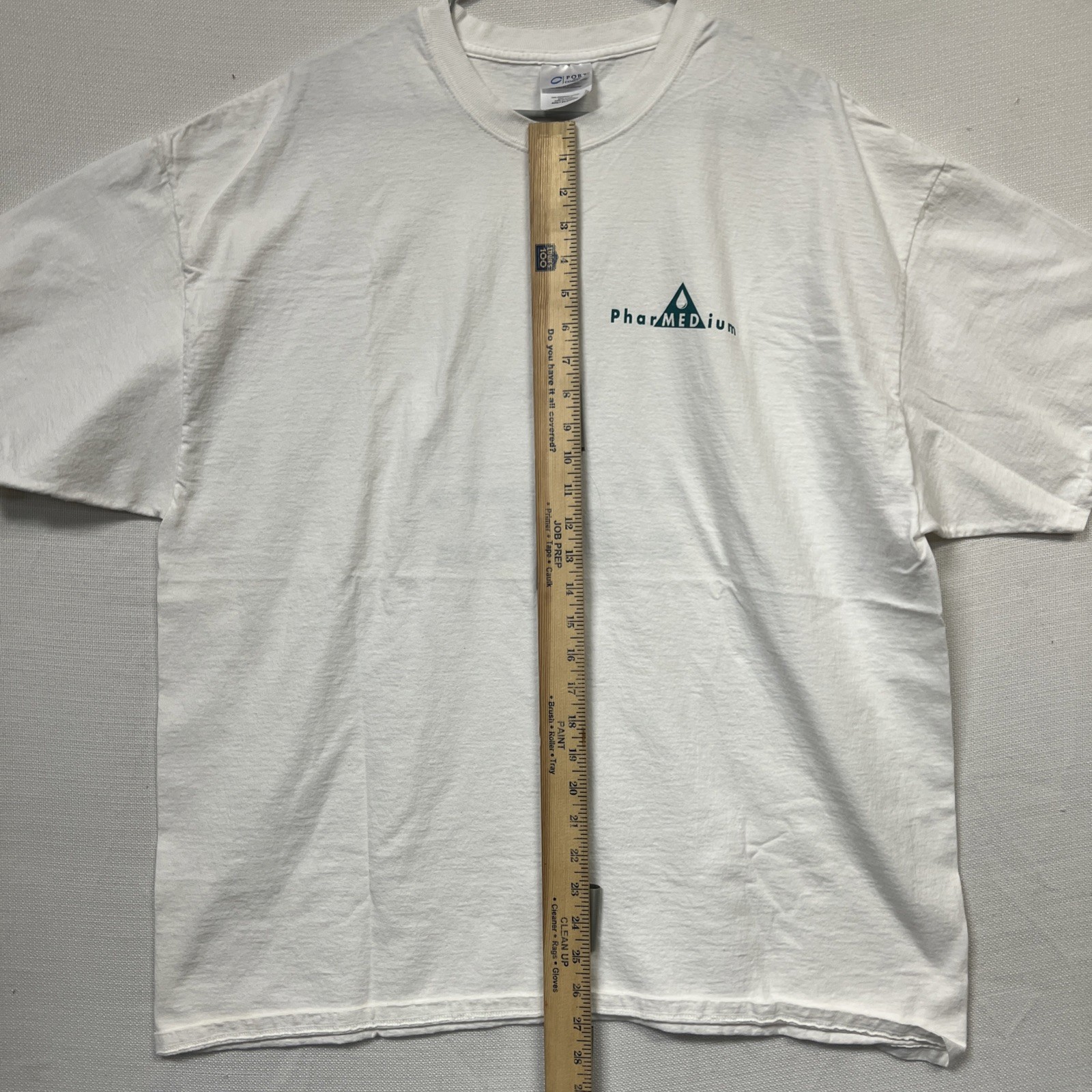 Port And Company Size 2XL White T-Shirt