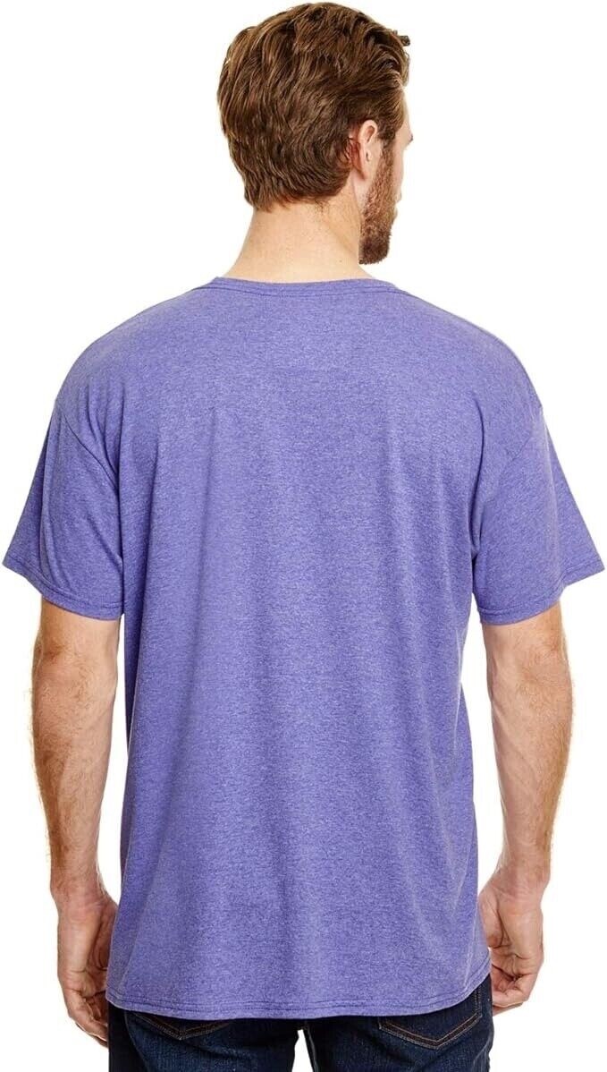 Hanes Men&rsquo;s X-Temp Fresh IQ Tri-Blend Performance Tee 42TB Grape Heather 2XL NWT