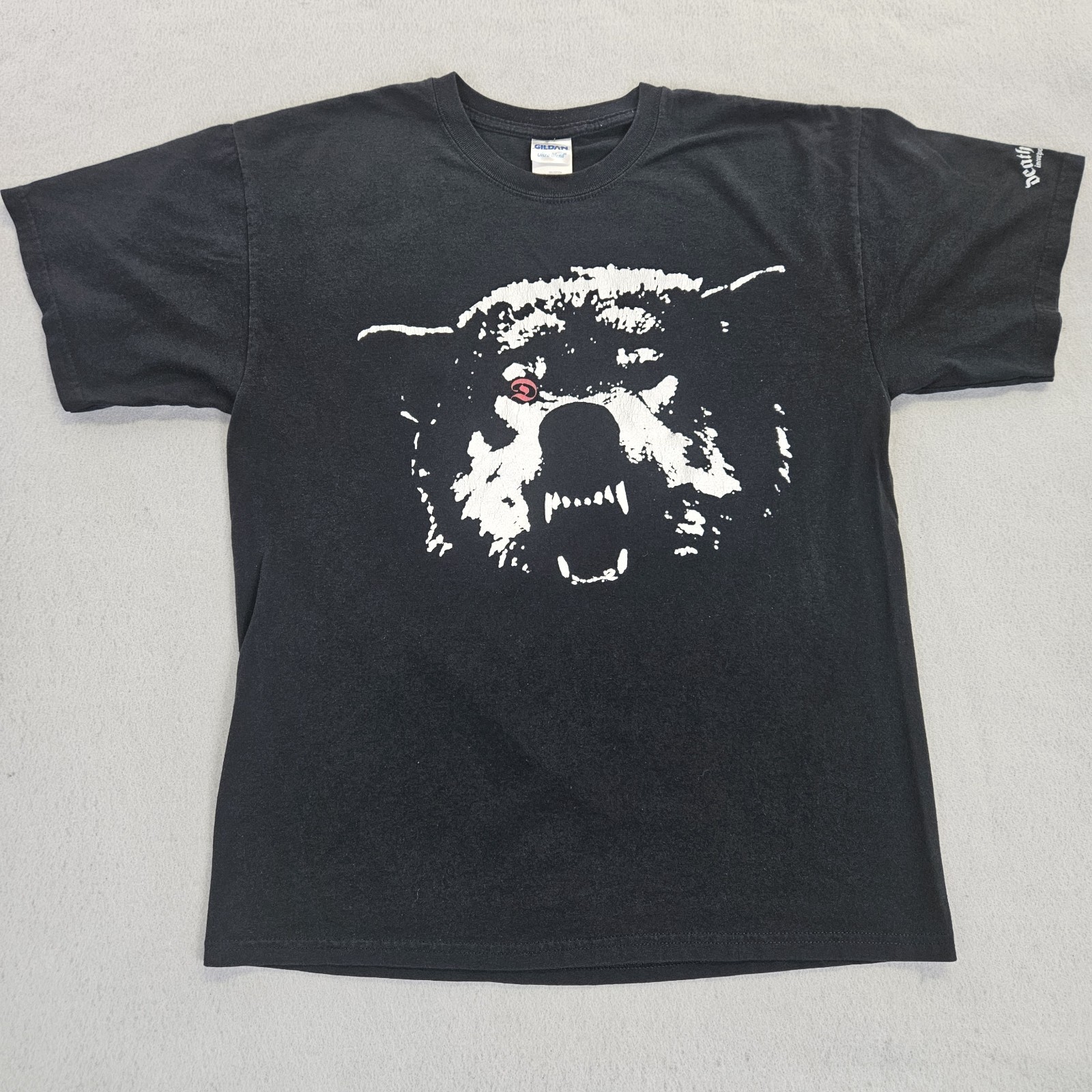 Deathwish Inc Metal Record Label Intimidation TShirt Black Size Large