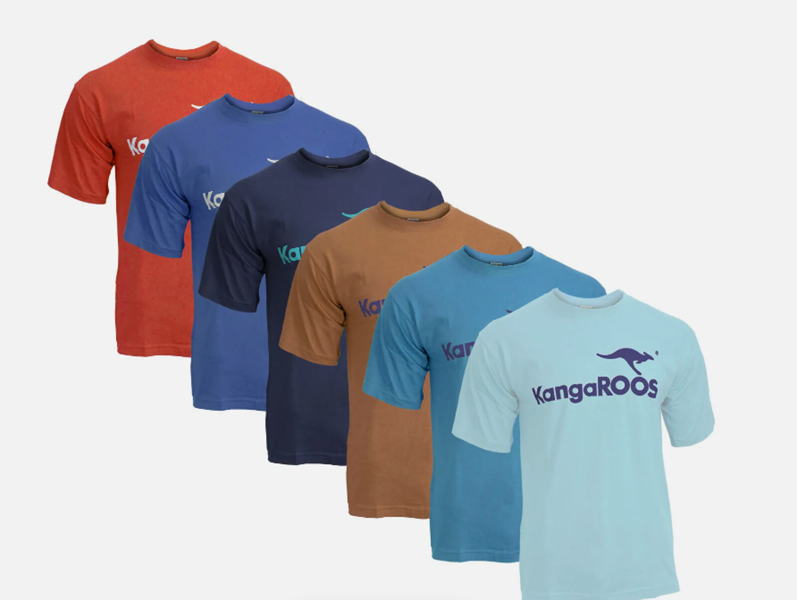 Men&rsquo;s T-Shirt KangaROOS Logo Large 6 Colors NEW ORIGINAL PACKAGING Size M, L, XL or XXL