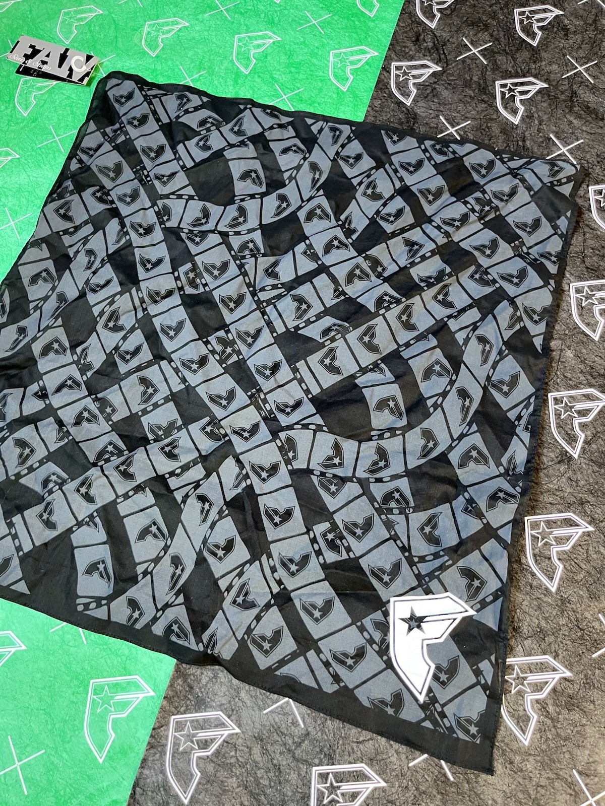 Famous Stars And Straps Film Bandana NWT Travis Barker Blink 182 RARE Y2K