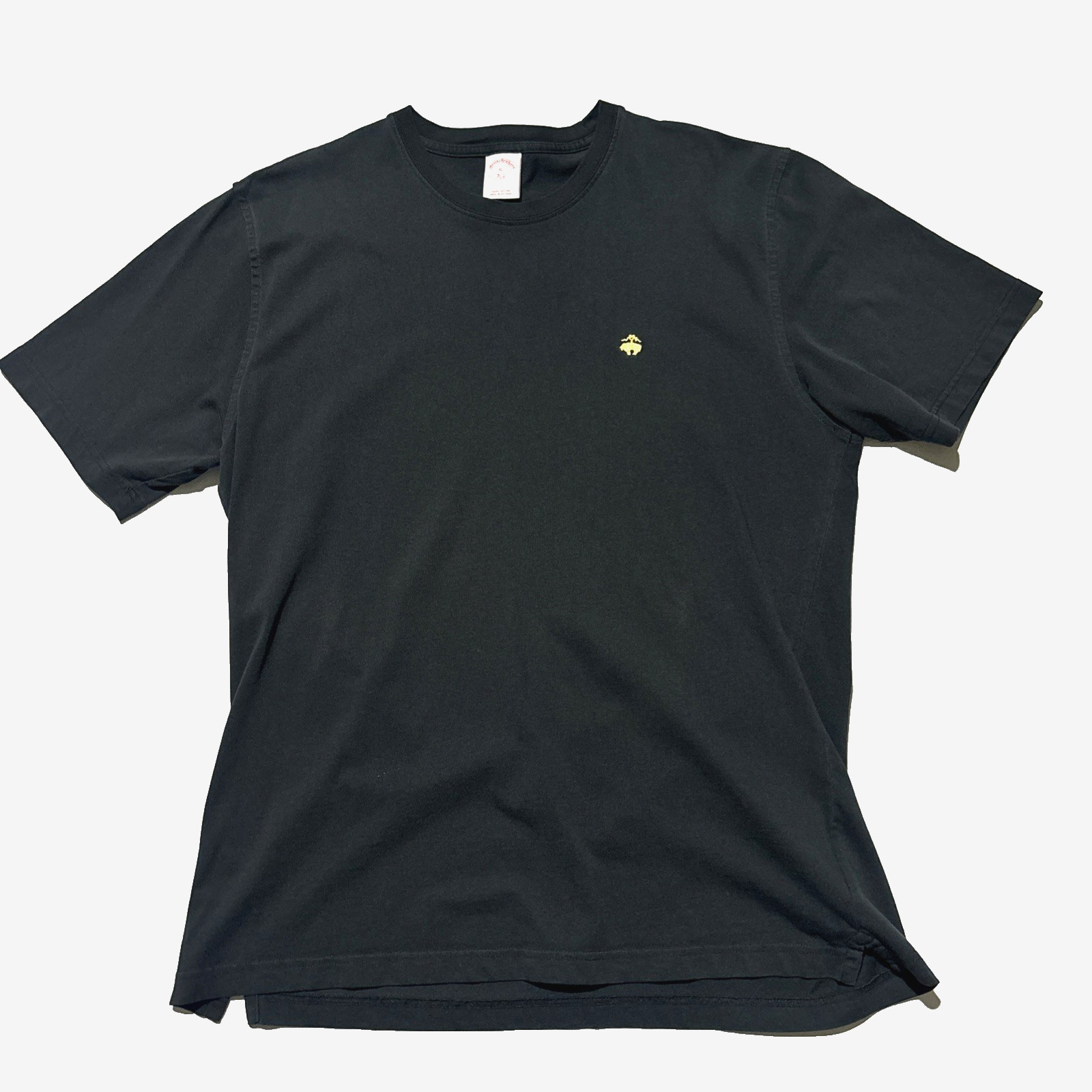 Brooks Brothers Logo T-Shirt Black Size XL Cotton