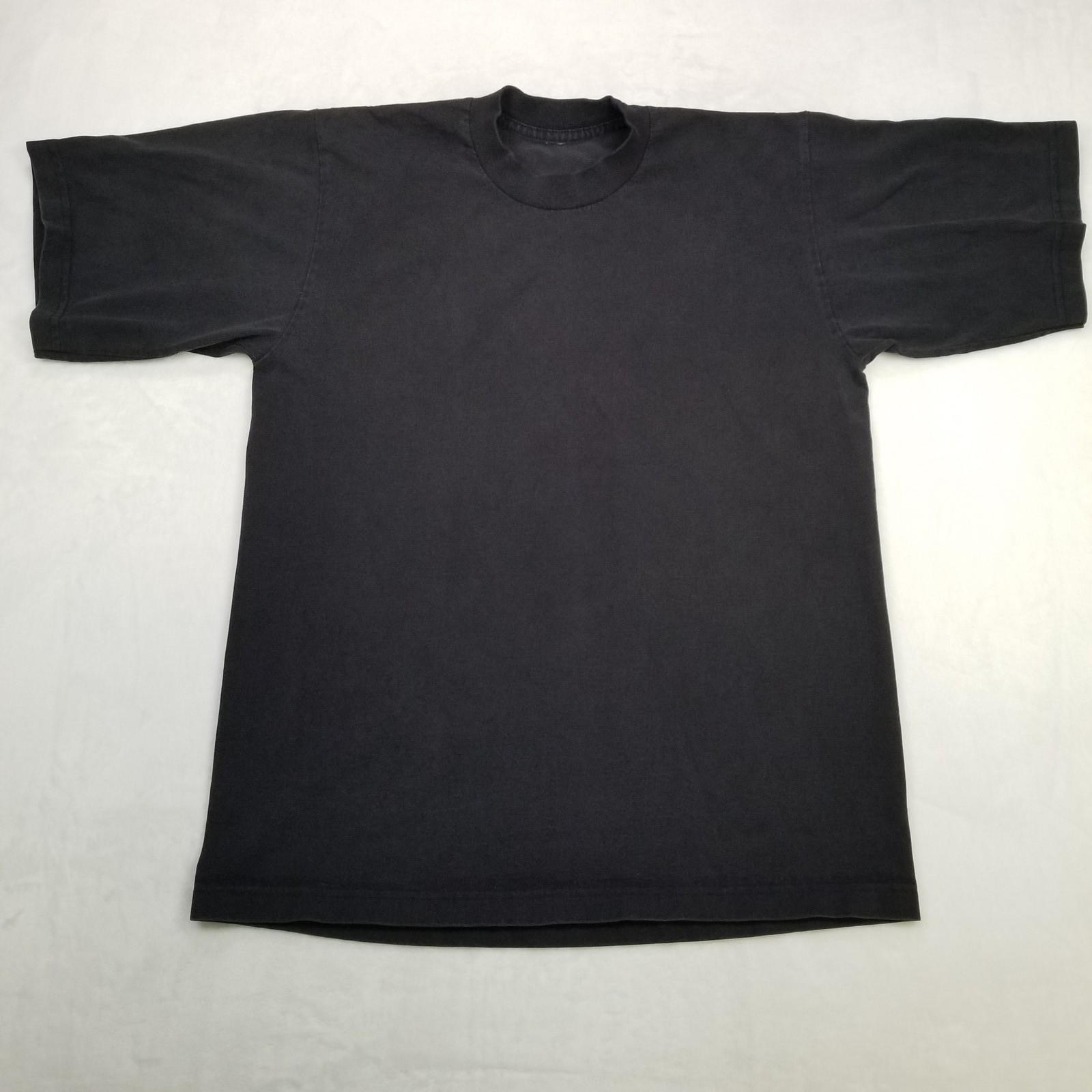 Basic Men&rsquo;s Black Basic Crew Neck Short Sleeve T-Shirt Classic Casual