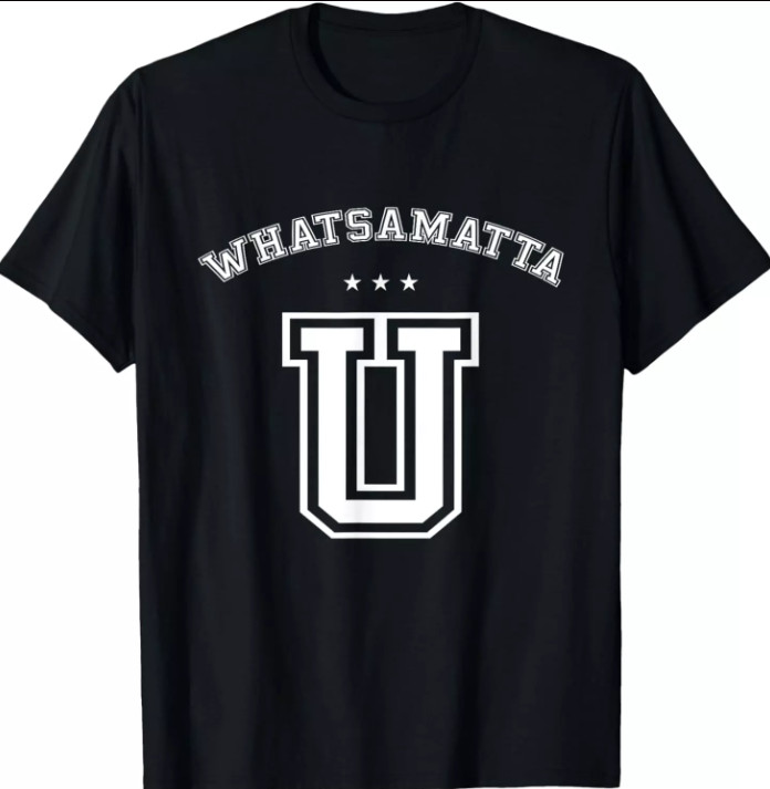 Whatsamatta U Letter Awesome Funny T shirt University