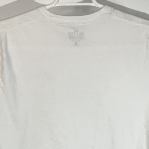 Hollister Short Sleeve T-Shirt Men&rsquo;s Large White