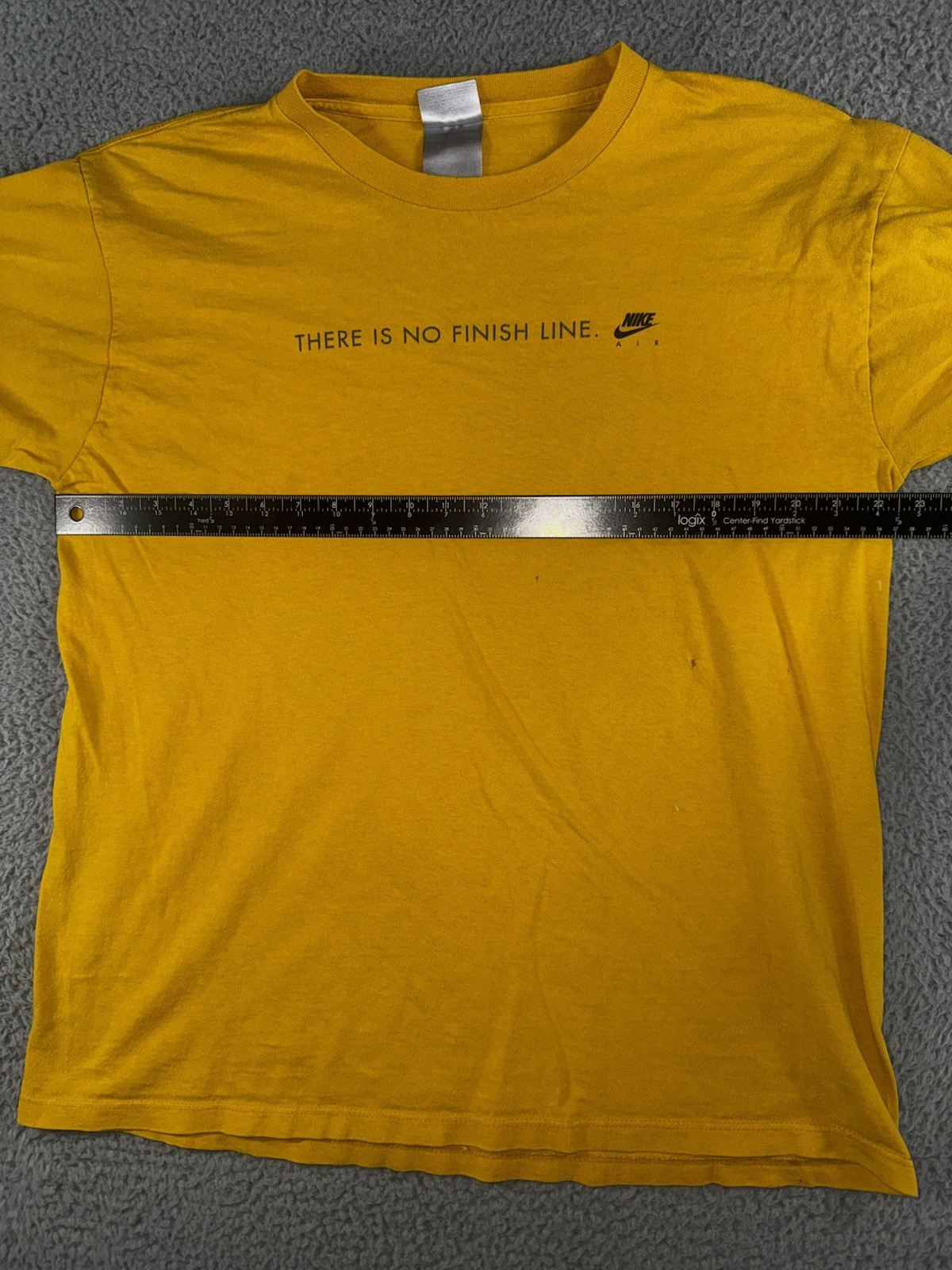 Vintage Nike T Shirt Men Large Graphic There Is No Finish Line Long Sleeve 90s