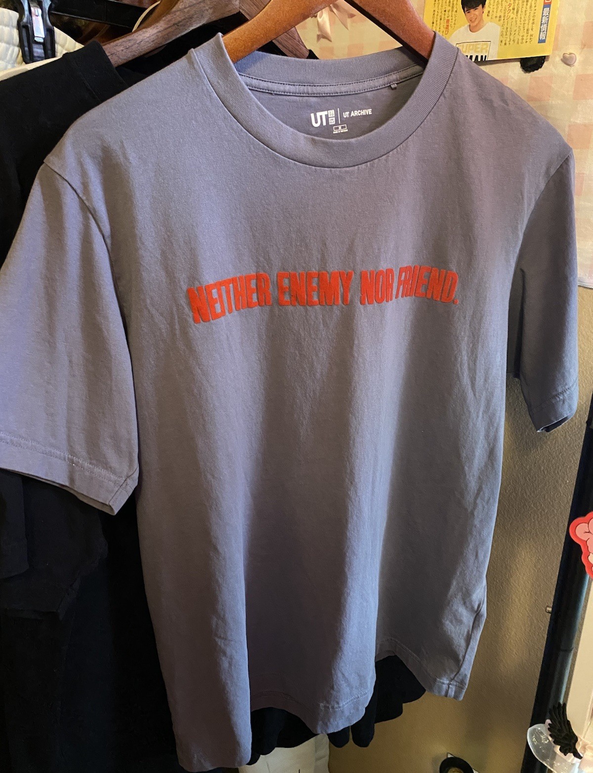 UNIQLO METAL GEAR SOLID ARCHIVE GRAPHIC UT T-SHIRT MEDIUM GREY FOX KONAMI