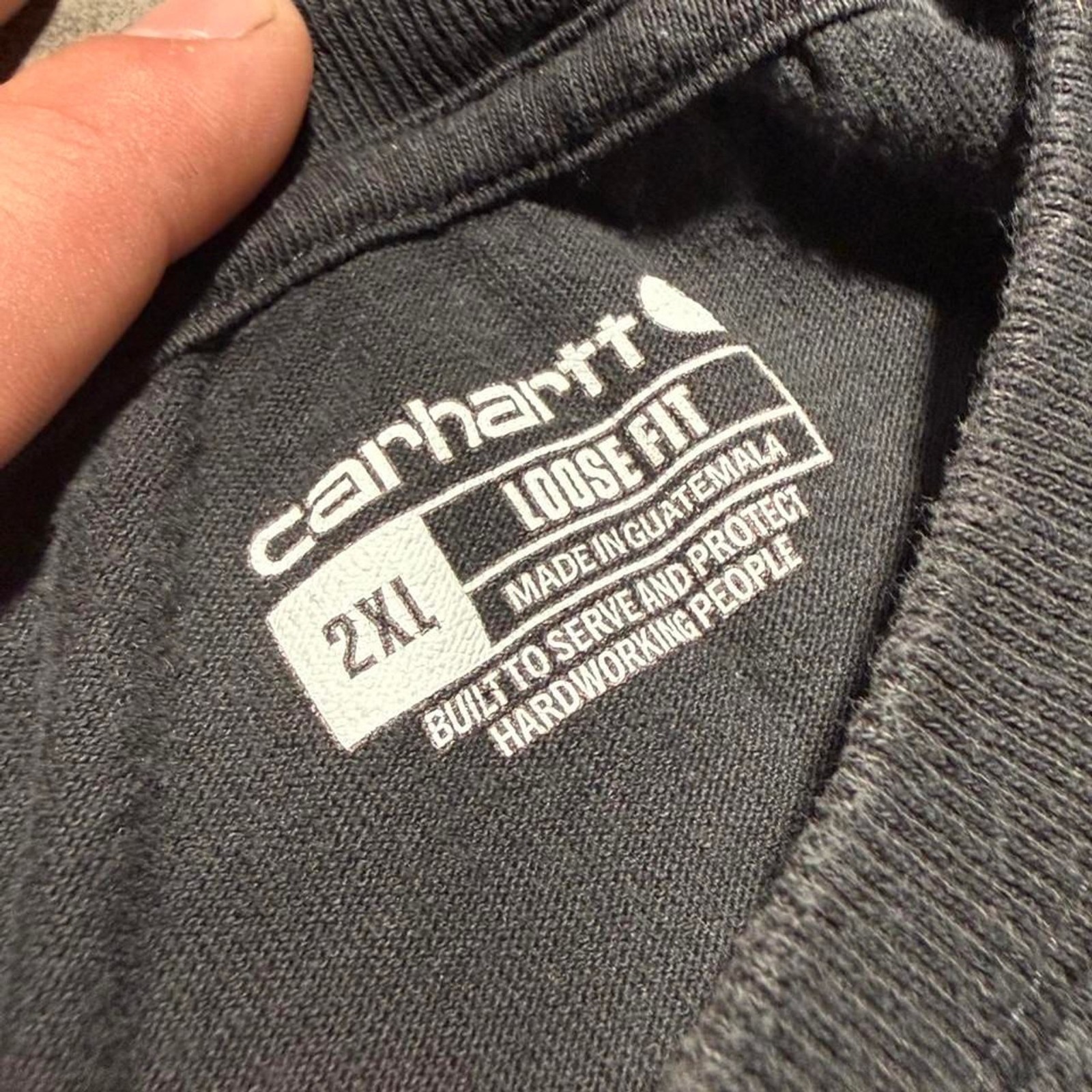 Carhartt Men&rsquo;s Black and Grey T-shirt