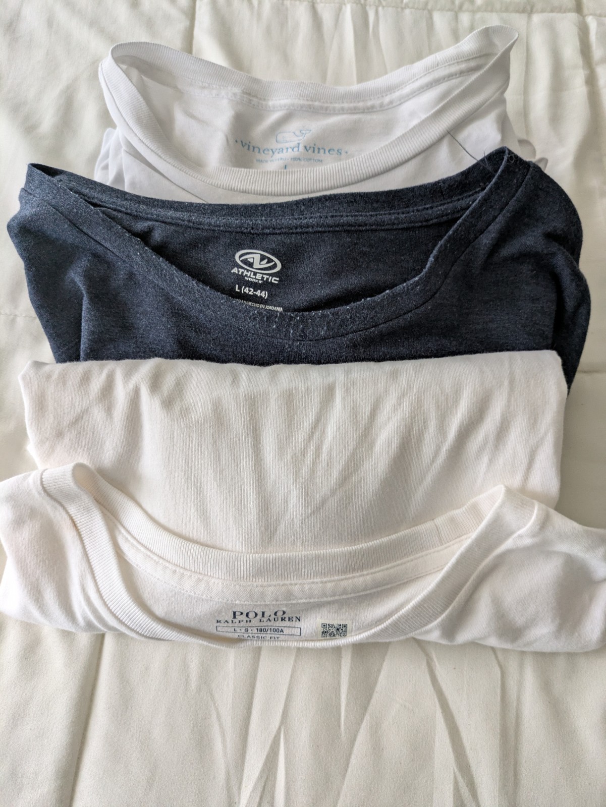 Lot of 3 Men’s Large T-shirts (Polo, Vineyard Vines Etc)