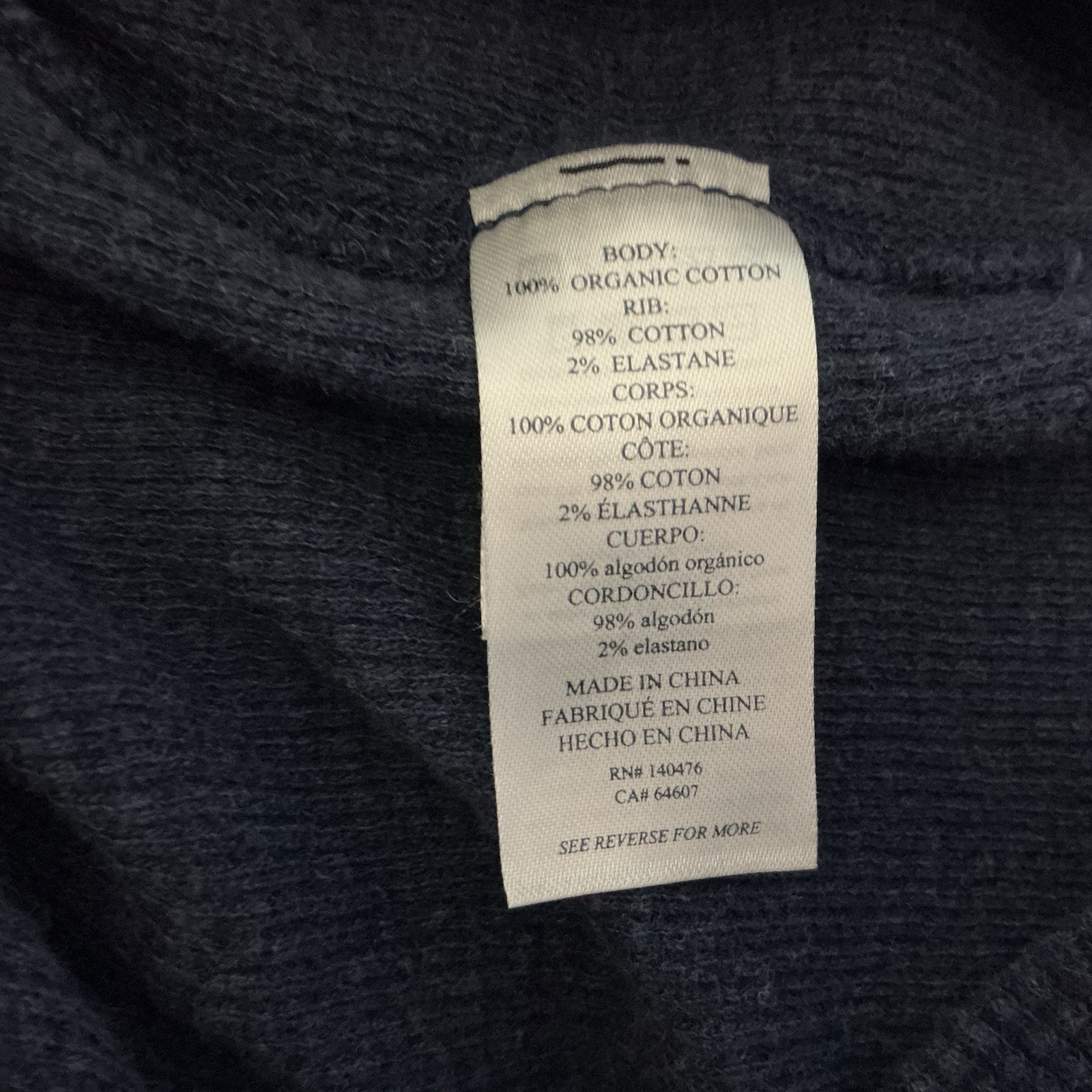 Faherty Cloud Waffle Crew Mens LARGE Organic Cotton Long Sleeve Thermal Pullover