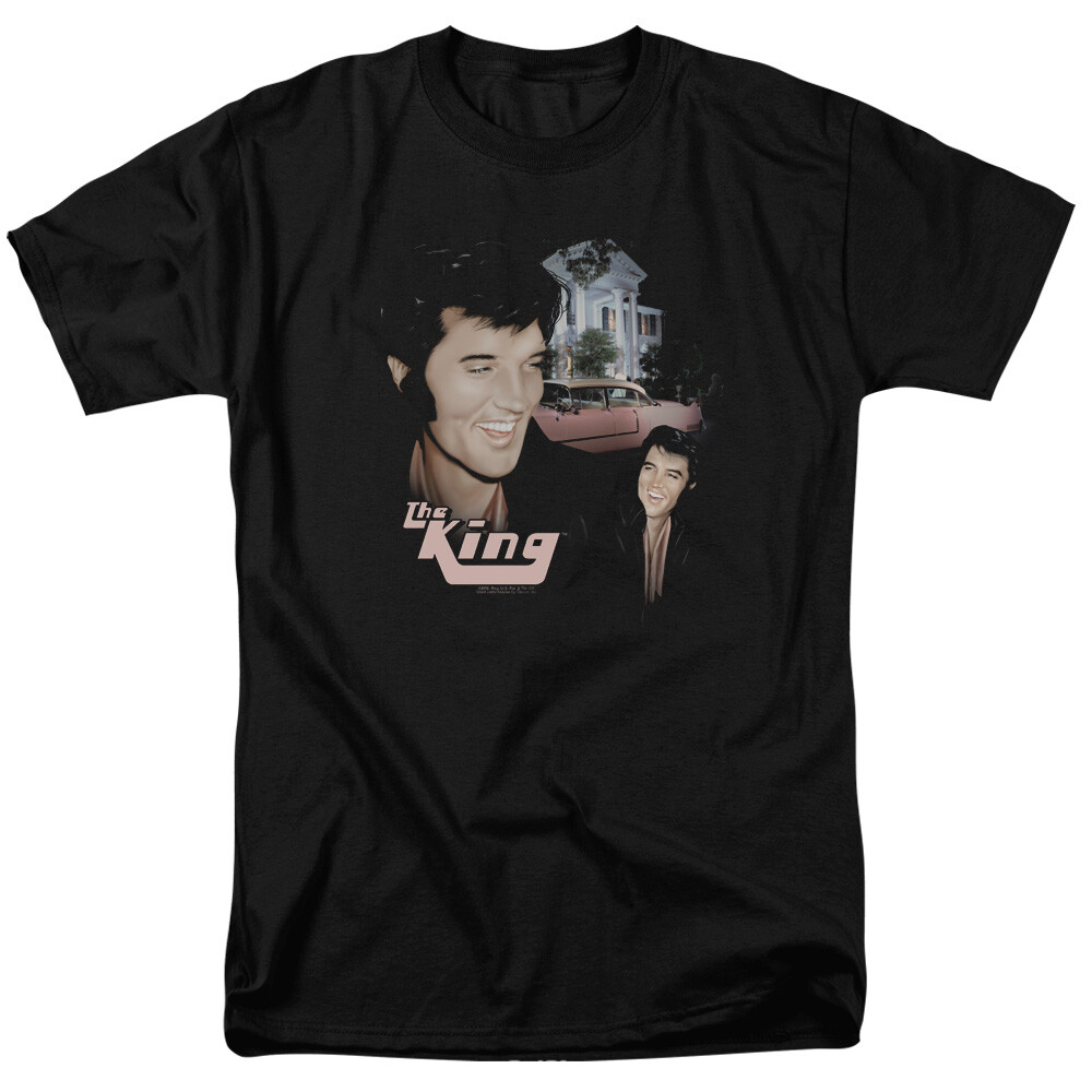 ELVIS PRESLEY HOME SWEET HOME Licensed Adult Men&rsquo;s Graphic Tee Shirt SM-6XL